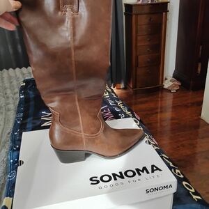 Sonoma Brown Over the Knee Boots